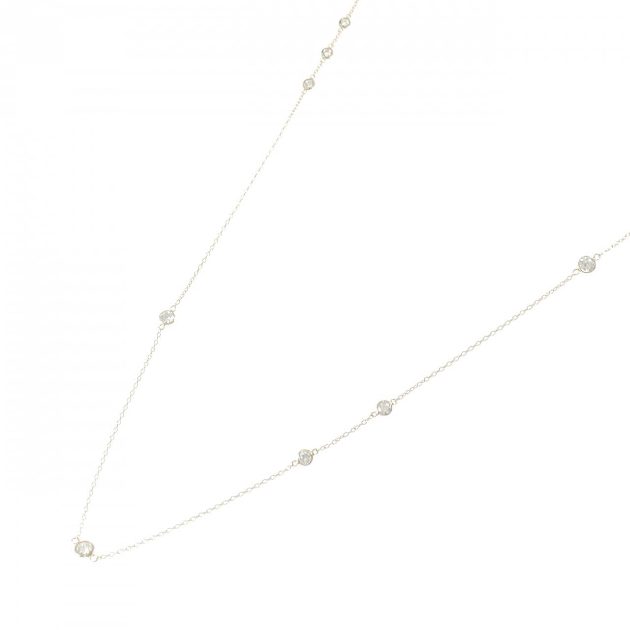 【リメイク】K10YG ダイヤモンド ネックレス 1.00CT