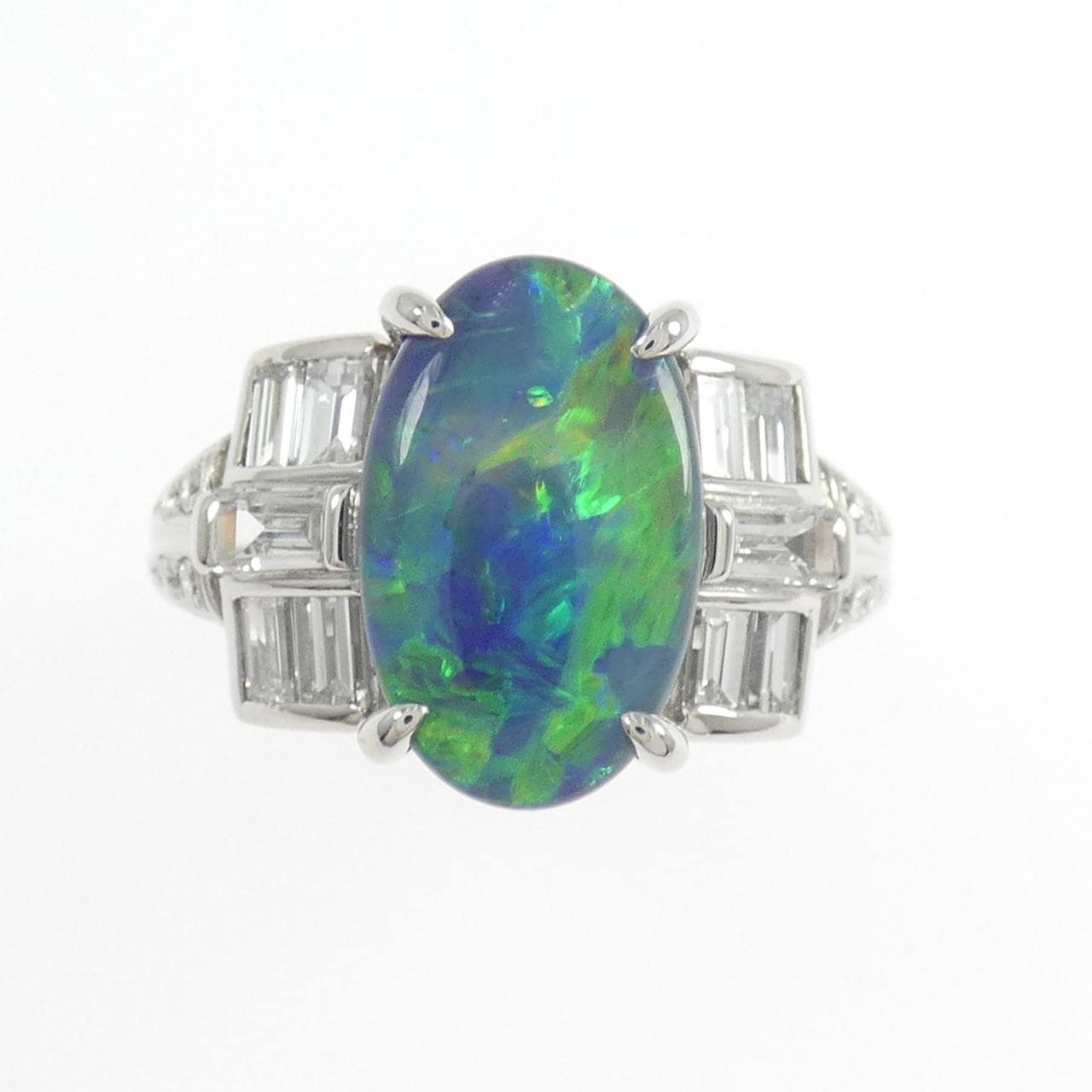 PT900 ブラックオパール リング 2.85CT