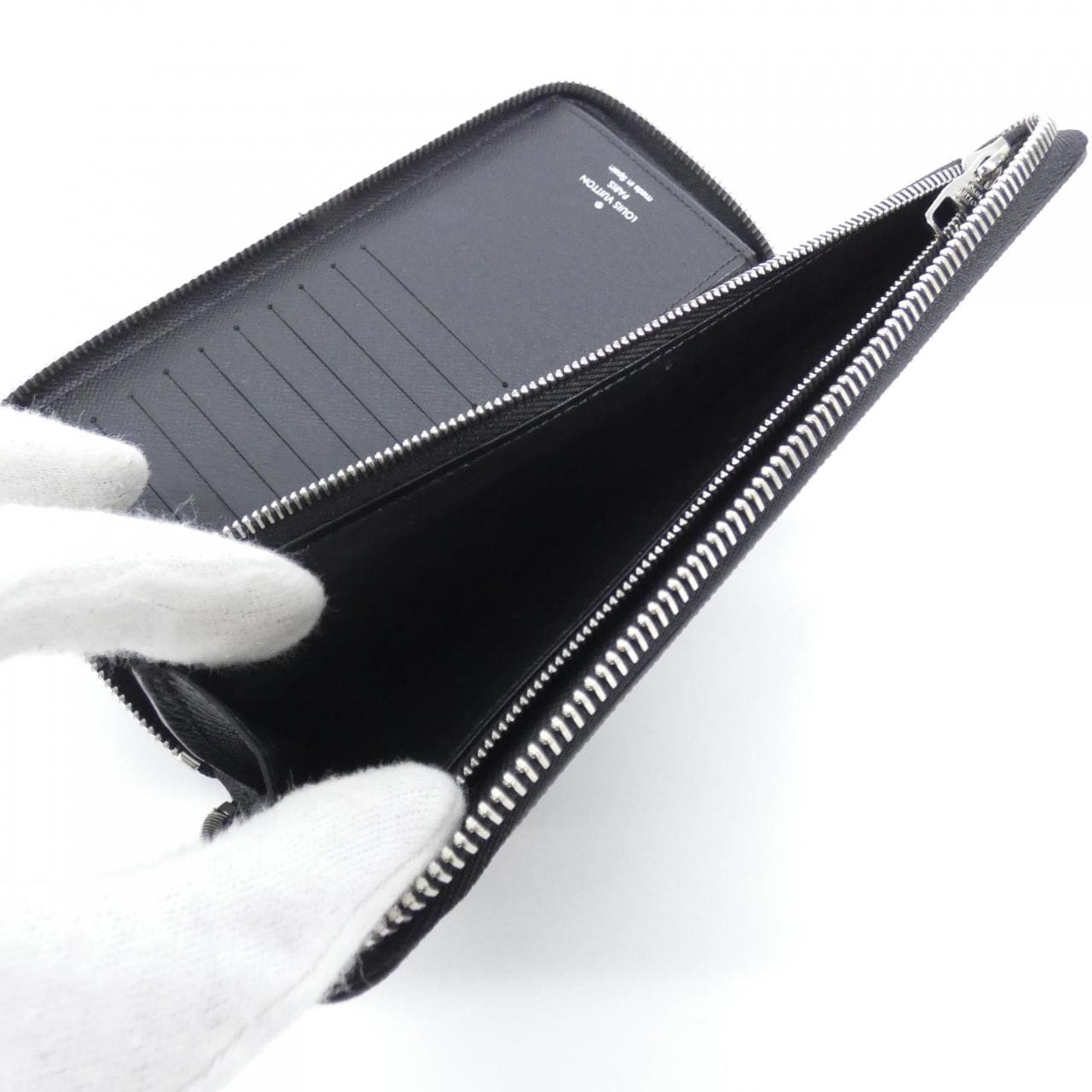 ルイヴィトン ダミエ グラフィット ジッピー ウォレット ヴェルティカル N63095 財布