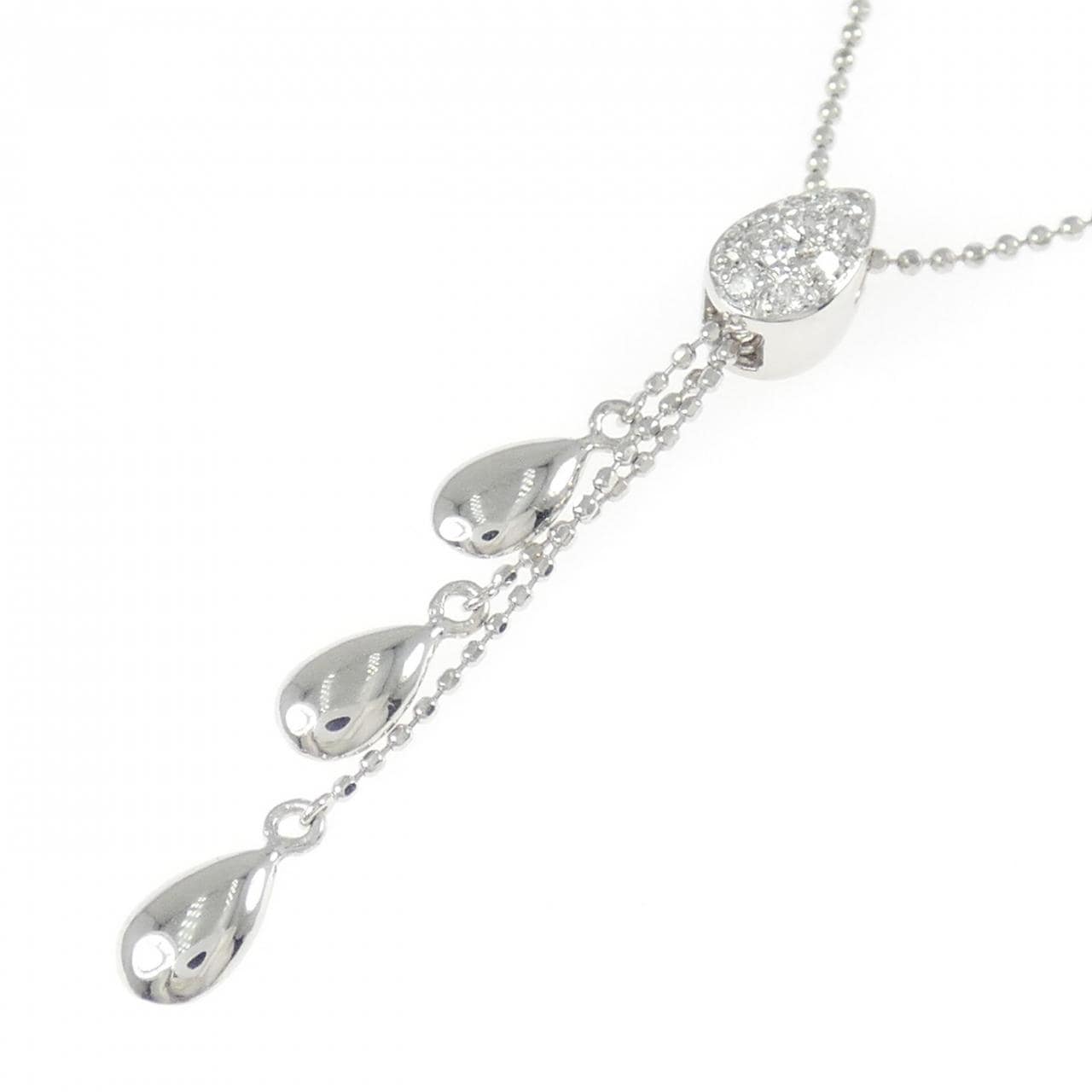 PT900/PT850 ダイヤモンド ネックレス 0.11CT