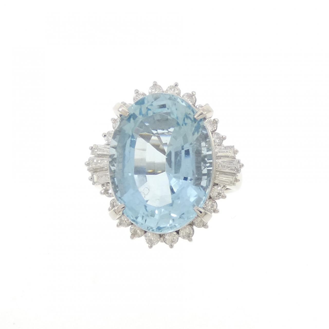 PT900 アクアマリン リング 9.54CT