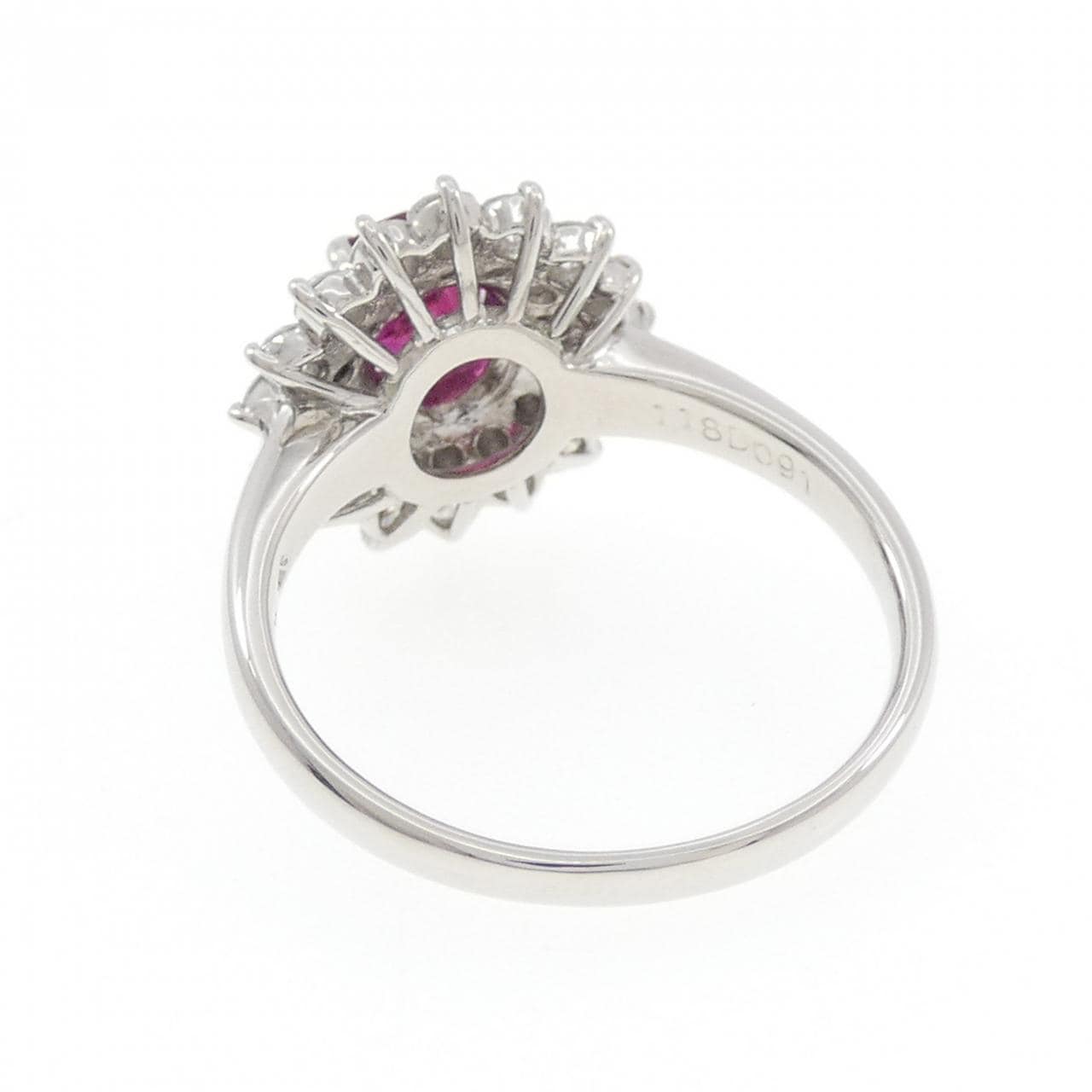 PT900 ルビー リング 1.18CT