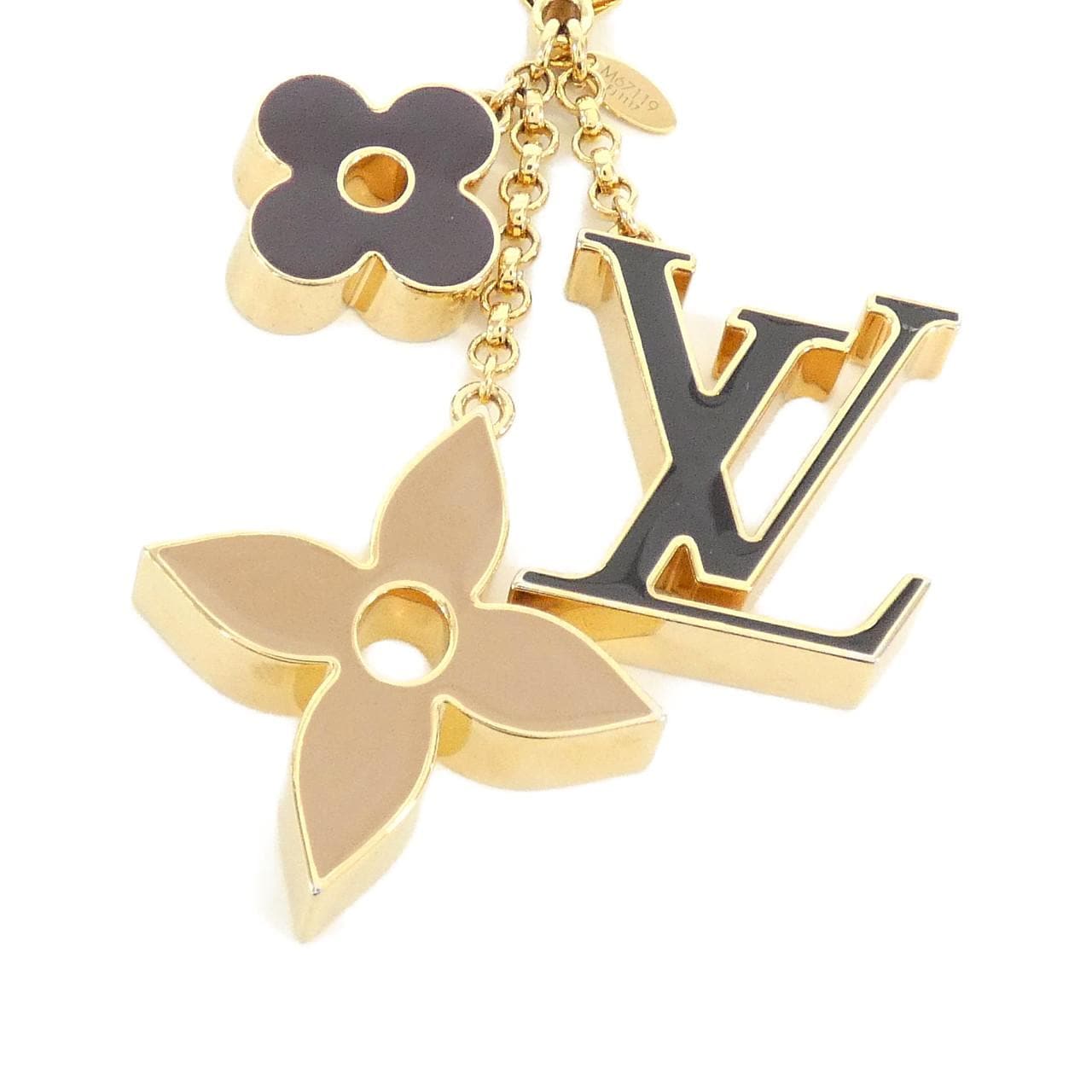 LOUIS VUITTON Bag Charm Fleur Du Monogram M67119 Qeelin