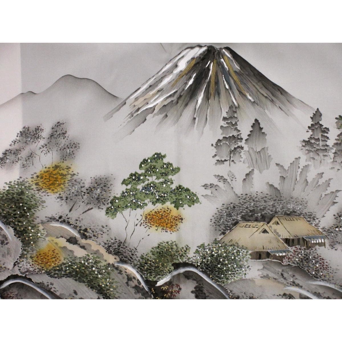 【未使用品】男物　【大島紬】１００山　きもの・羽織　２点セット