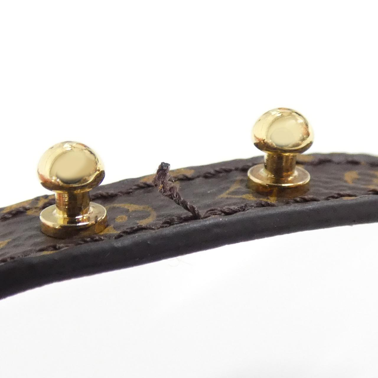 ルイヴィトン モノグラム ブラスレ ロゴマニア 17cm M4150F ブレスレット