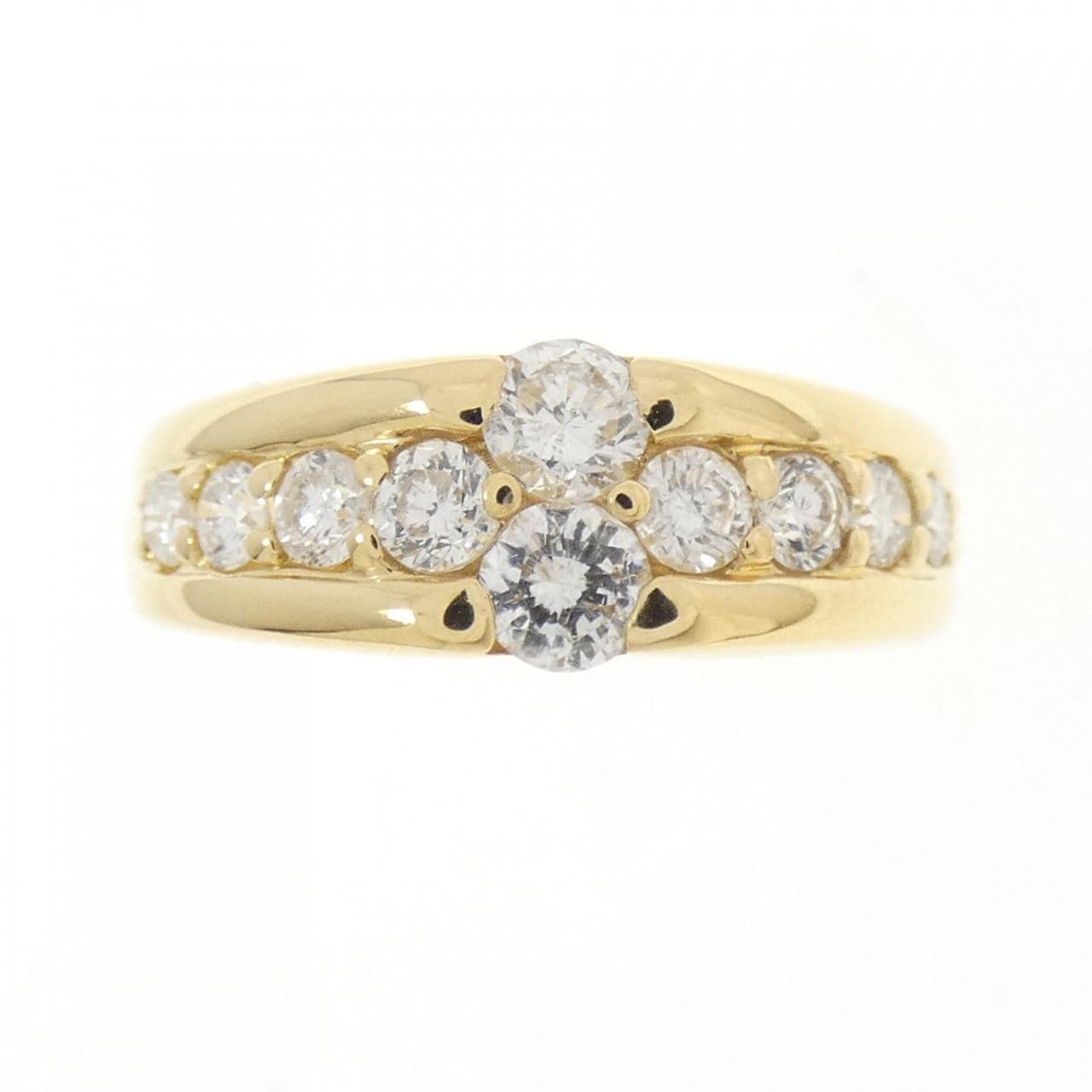 750YG ダイヤモンド リング 0.71CT