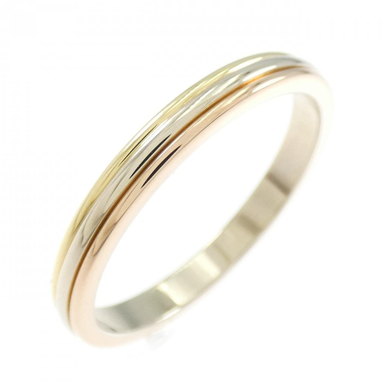 Cartier three gold wedding ring