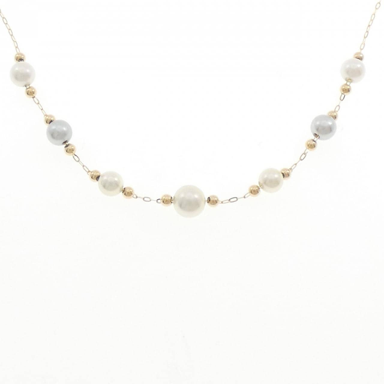 K18YG アコヤパール ネックレス