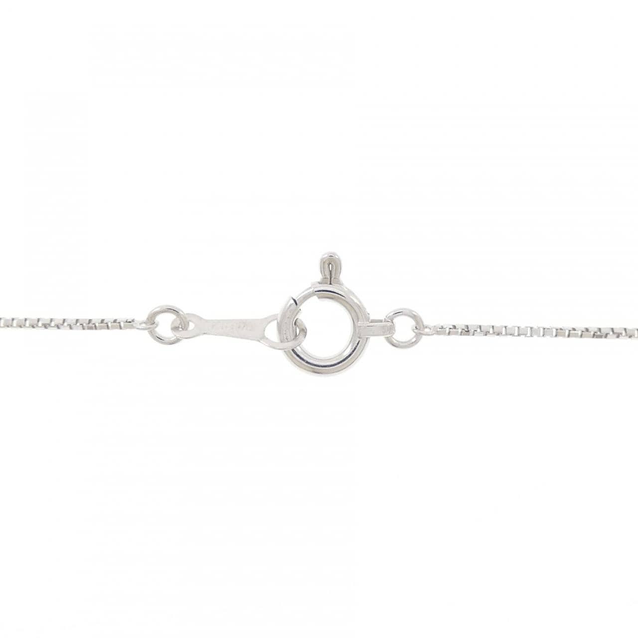 K18WG ダイヤモンド ネックレス 0.50CT