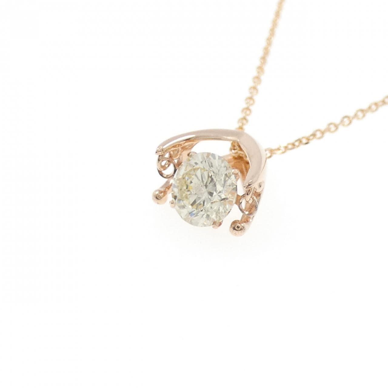 K18PG ダイヤモンド ネックレス 0.50CT