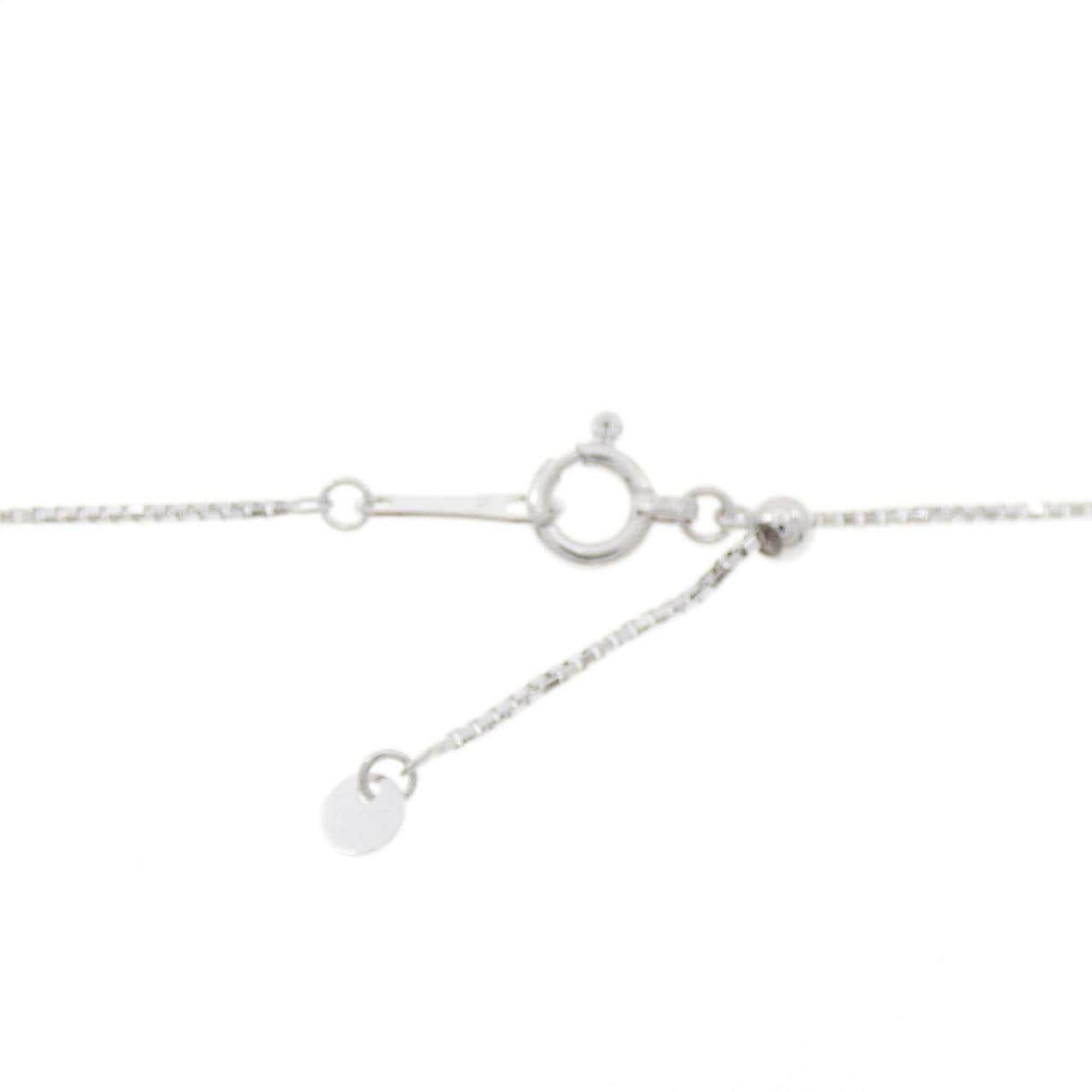 K18WG ダイヤモンド ネックレス 0.75CT