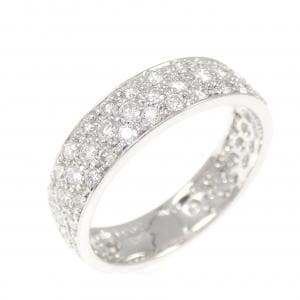 K18WG パヴェ ダイヤモンド リング 1.069CT