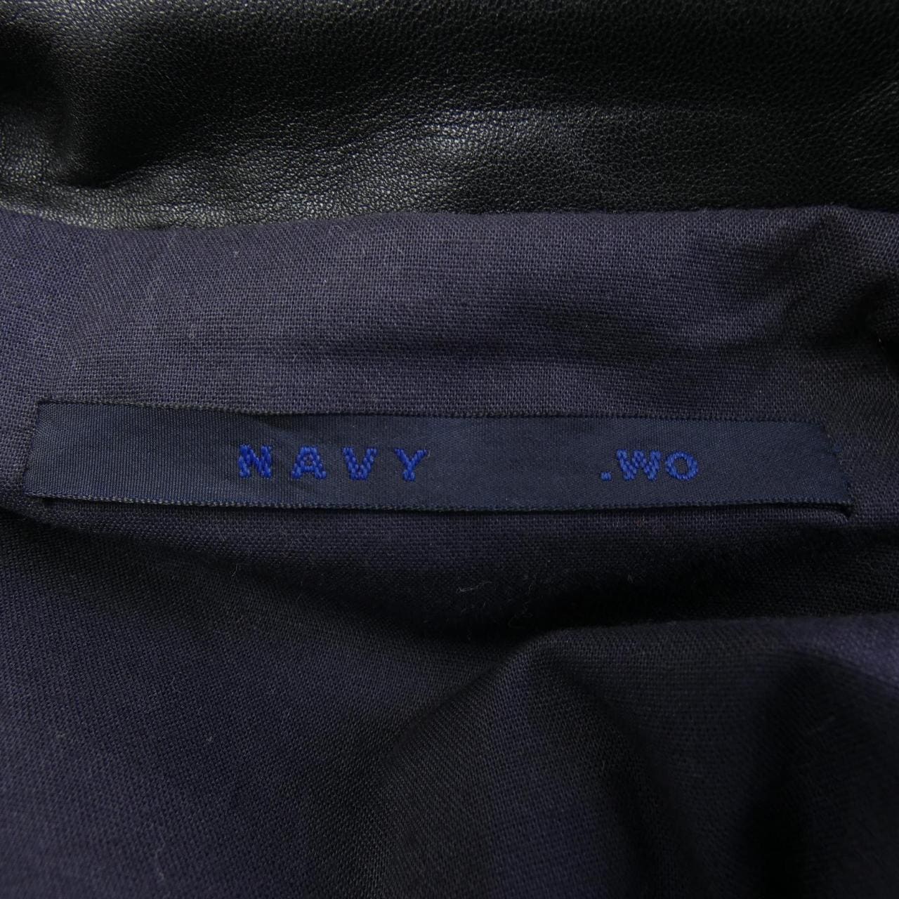 NAVY WO N63LC18 レザーコート