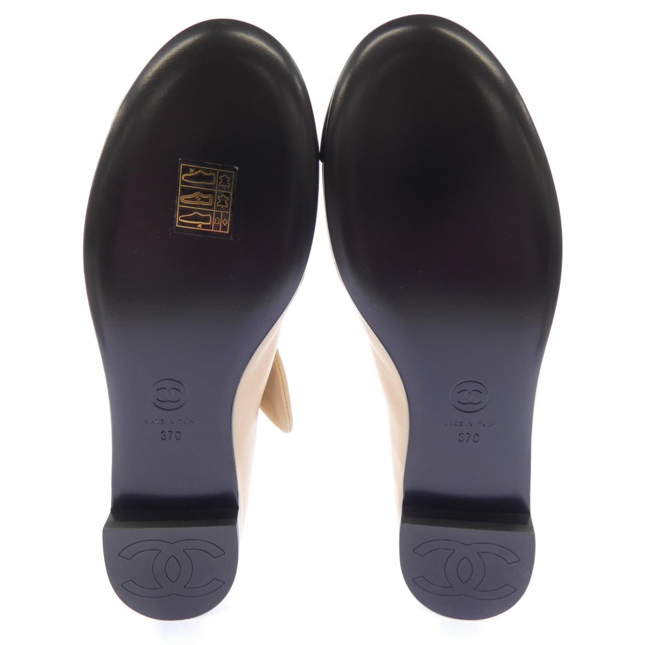 シャネル CHANEL メリージェーン MARY JANES G46149X01000 フラットシューズ