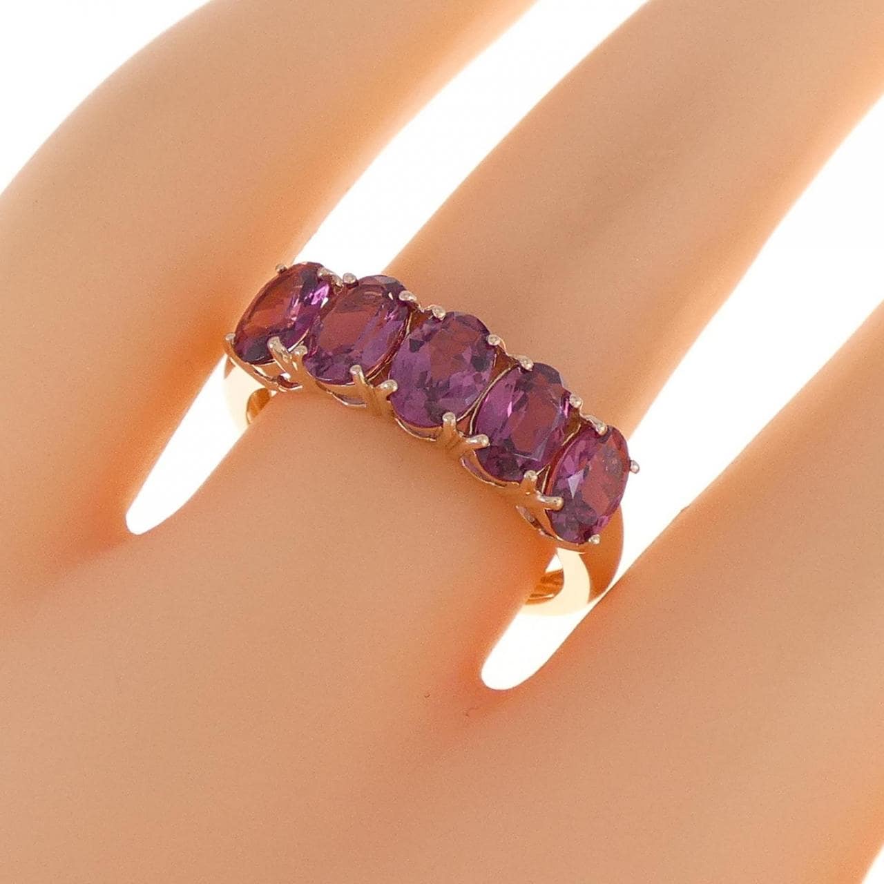 K18PG ガーネット リング 2.50CT-