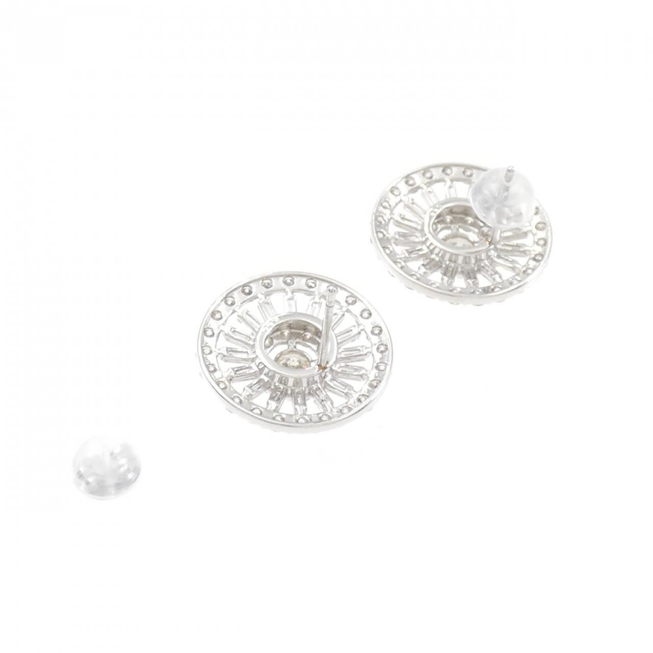 【新品】PT900 ダイヤモンド ピアス 2.00CT