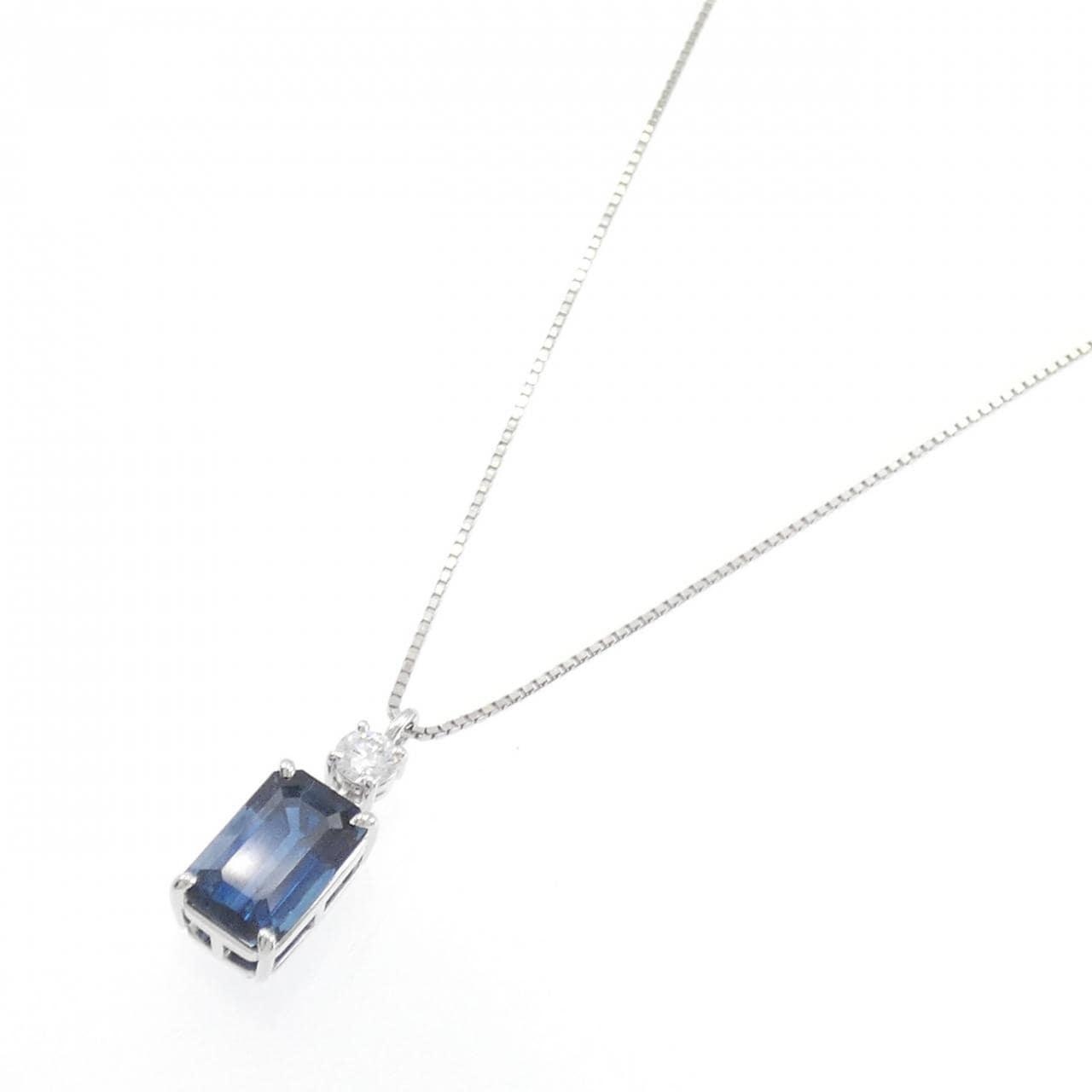 PT900/PT850 非加熱 サファイヤ ネックレス 8.114CT