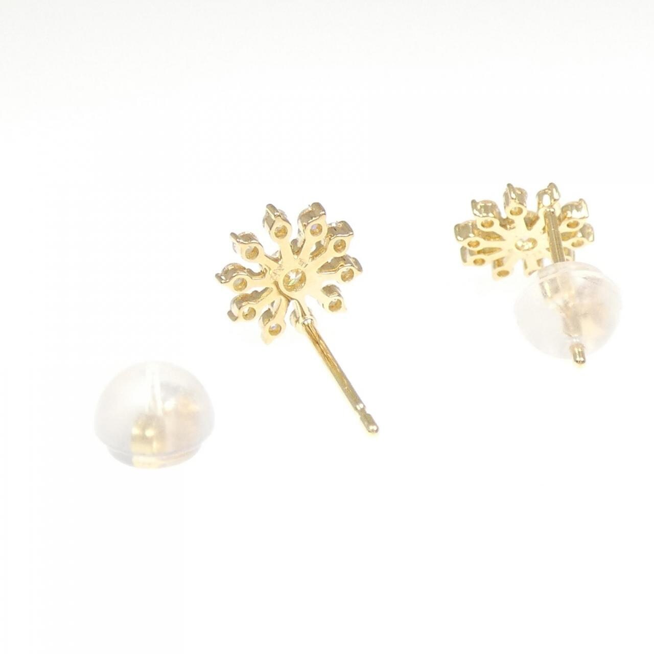 [再加工款] K18YG鑽石耳環0.30CT