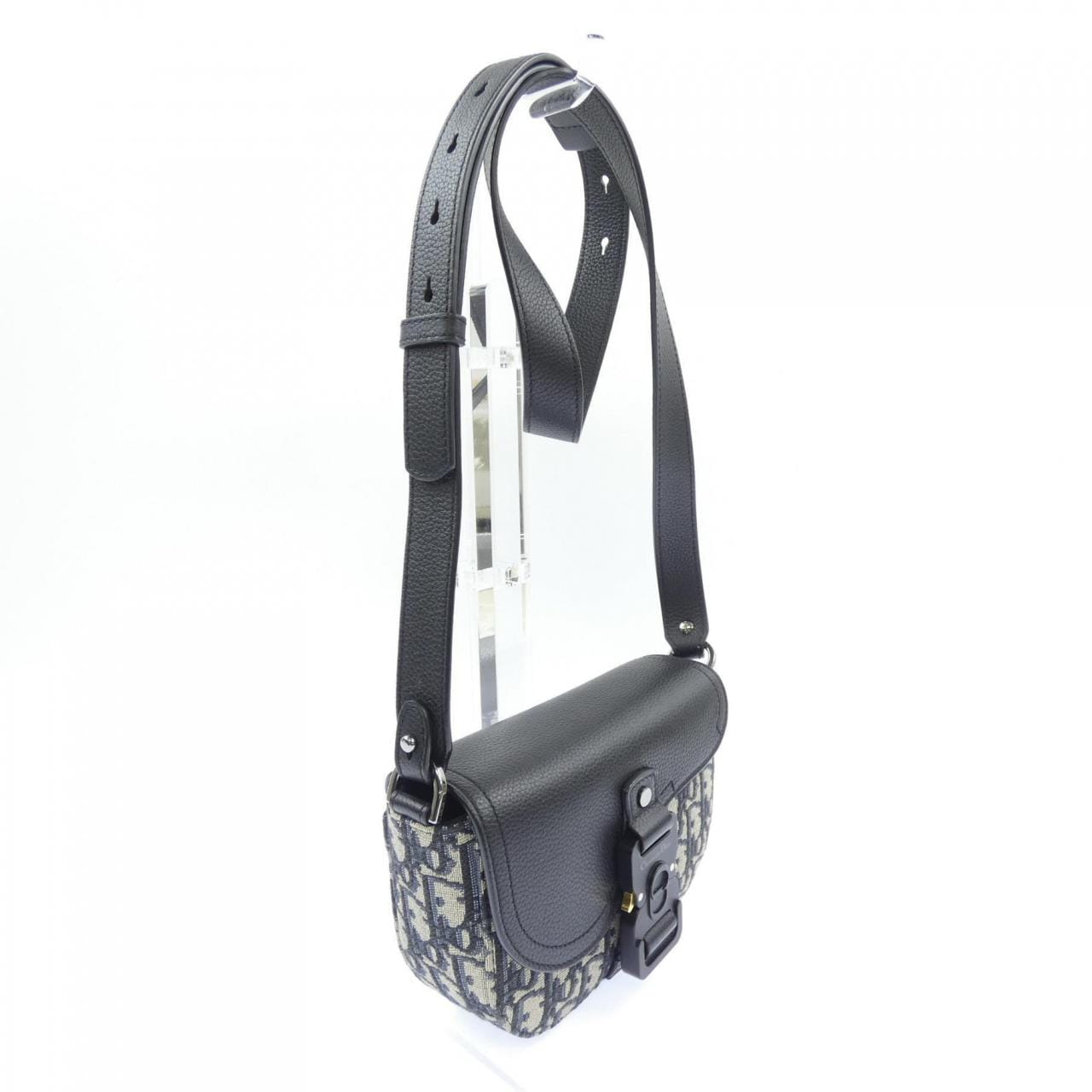 ディオール DIOR フラップ付きメッセンジャーバックミニ オブリークジャカード 2ADCA435YKS BAG