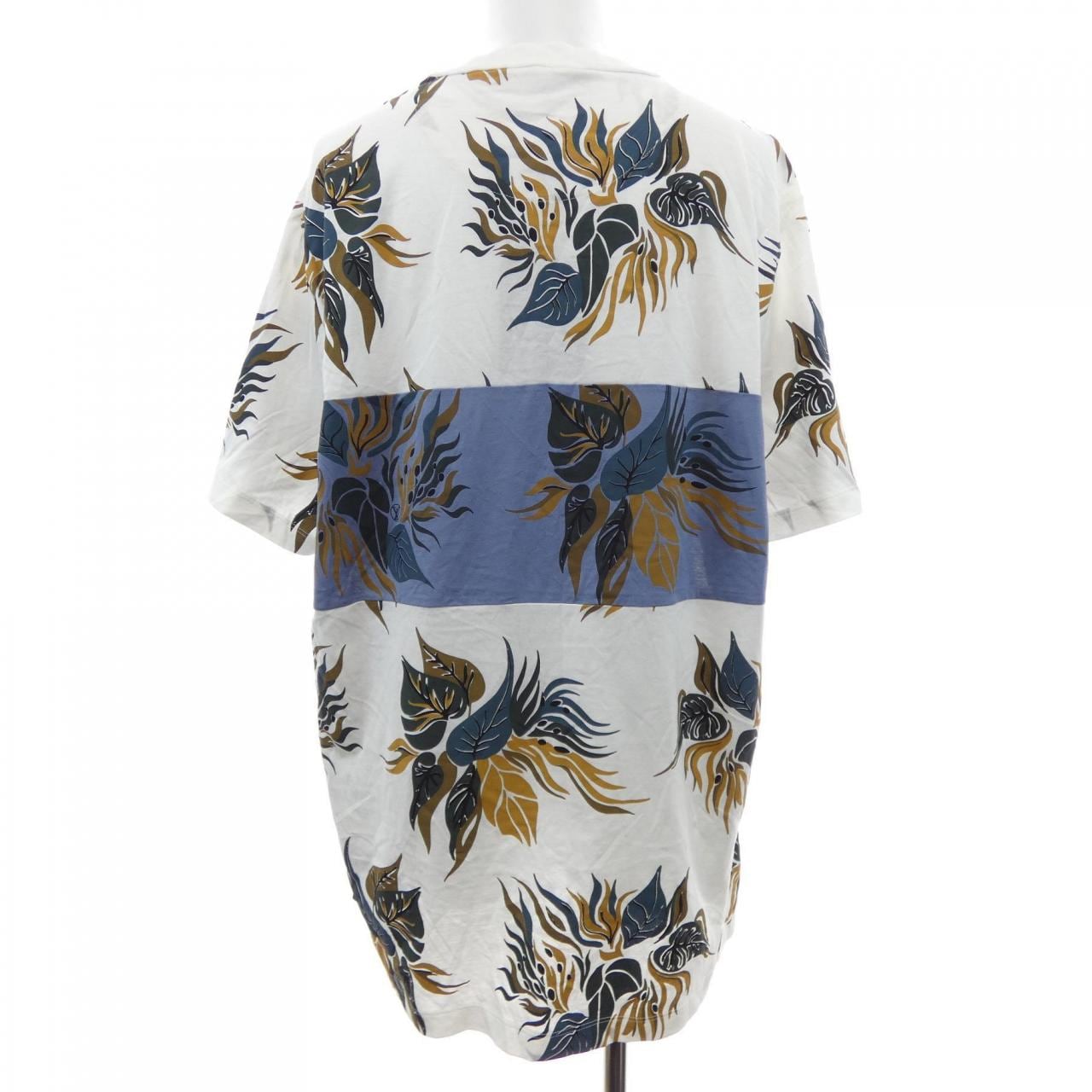 ルイヴィトン LOUIS VUITTON プリンテッドブロッサムストライプインサートTシャツ HEY02WFMB Tシャツ