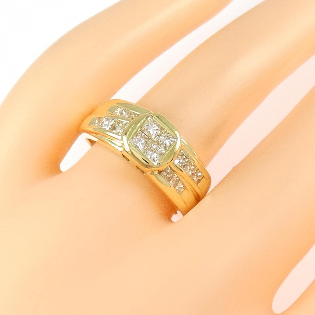 K18YG ダイヤモンド リング 1.00CT