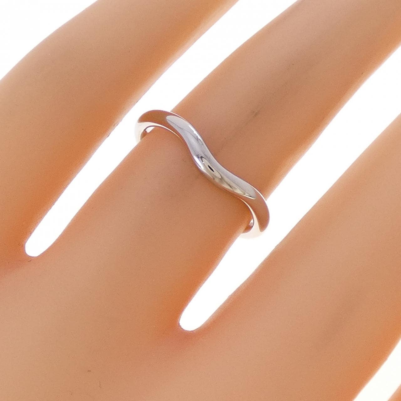 ティファニー カーブド リング