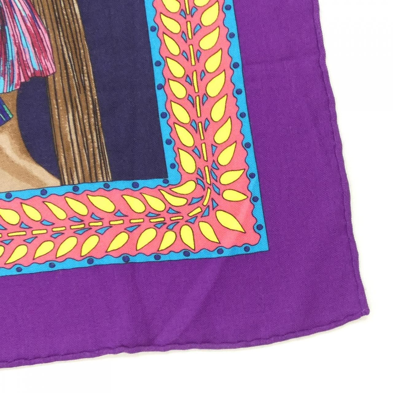 エルメス HERMES LA DANCE DU CHEVAL MARWARI 242373S カレジェアン140 ショール