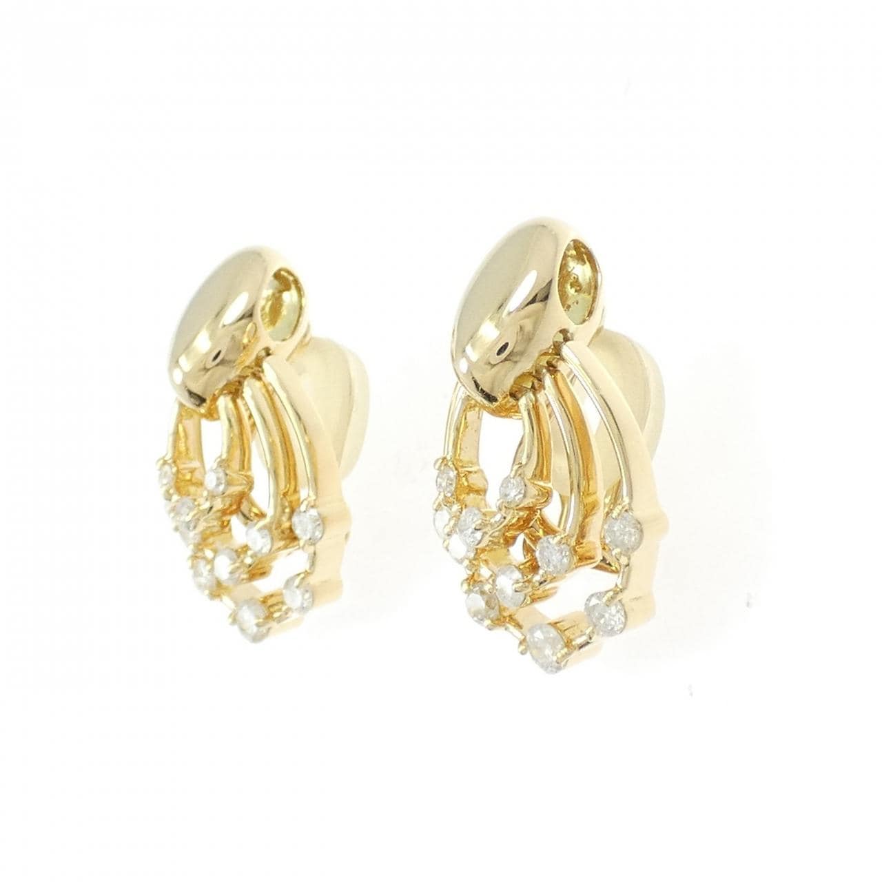 K18YG ダイヤモンド イヤリング 1.00CT