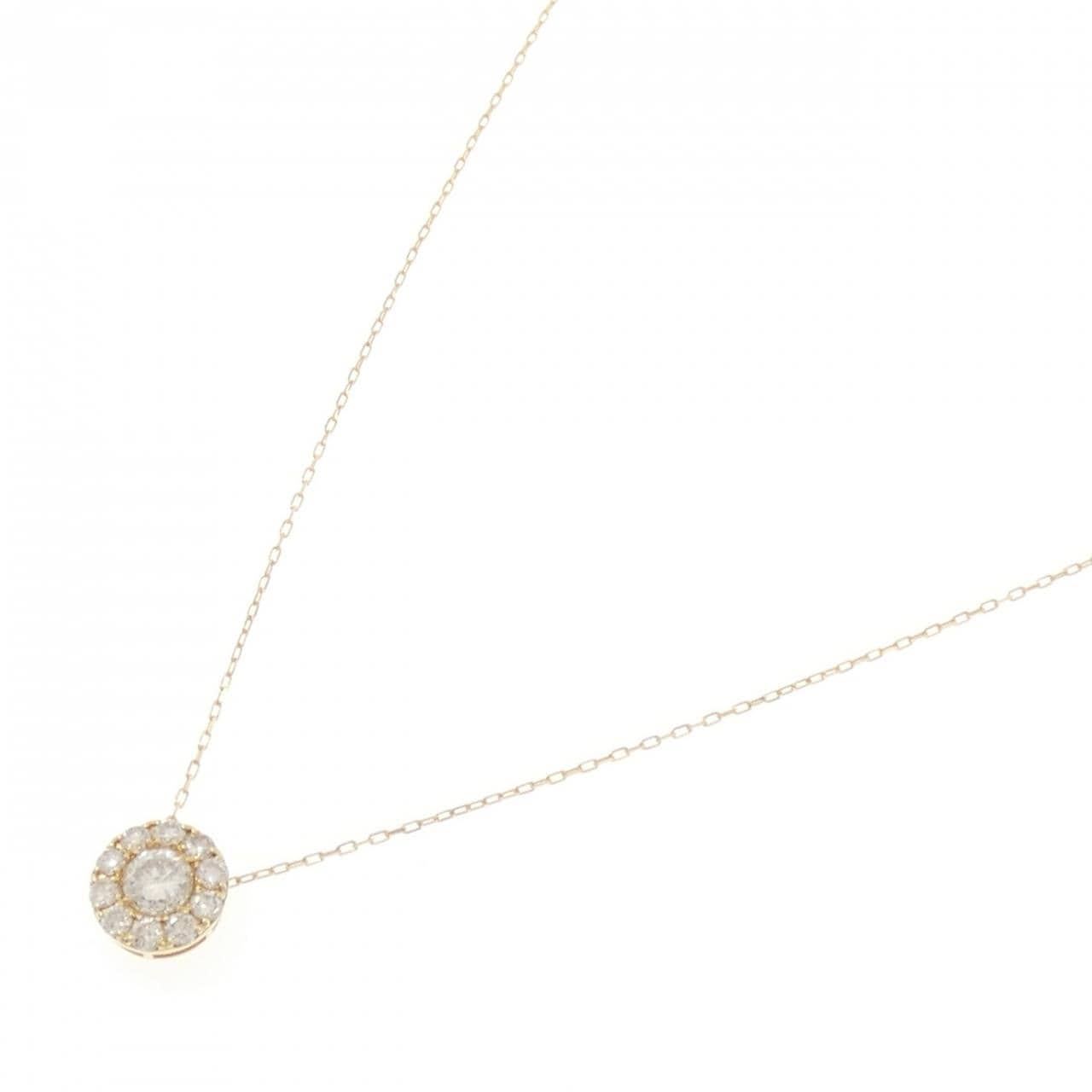 K18YG ダイヤモンド ネックレス 0.70CT
