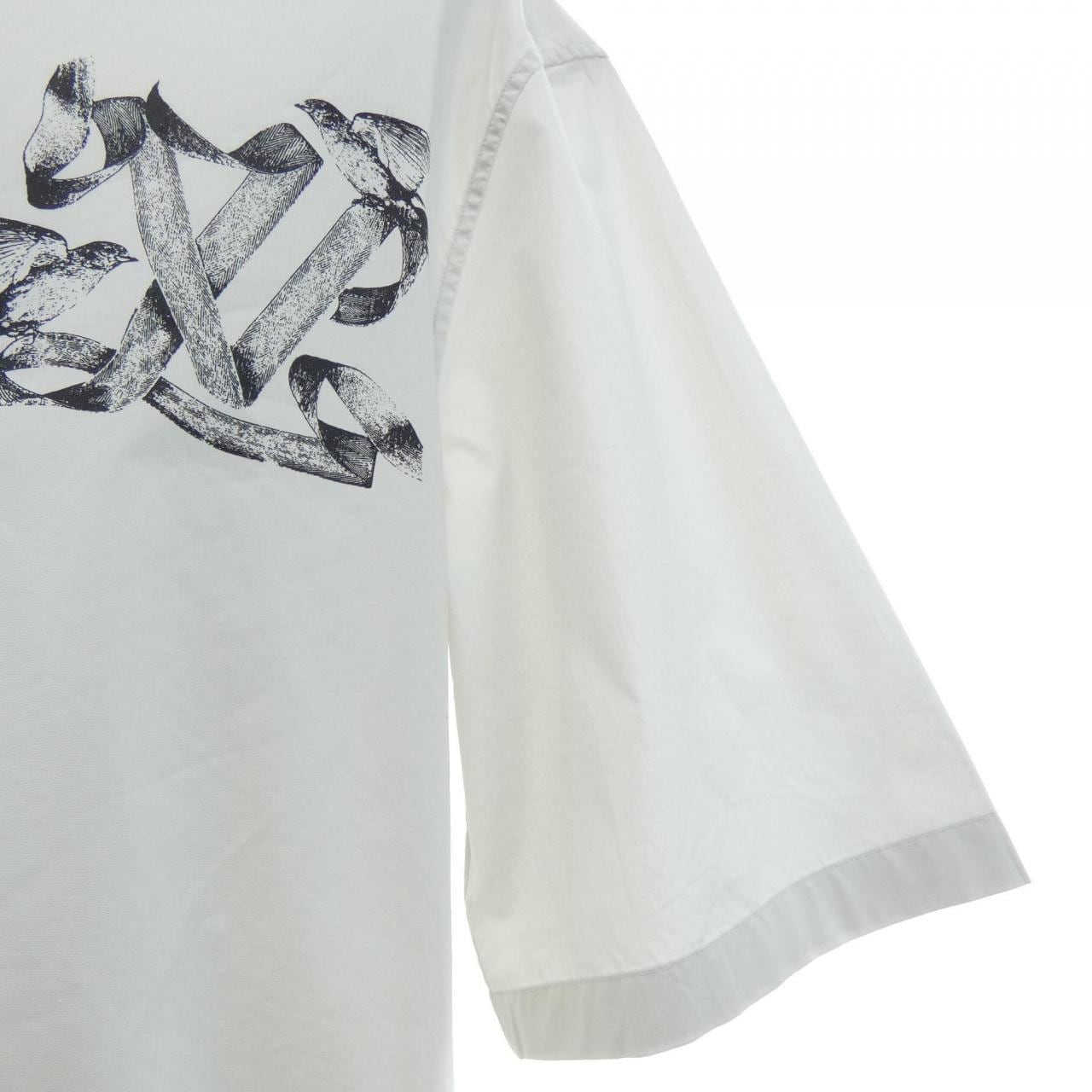 ルイヴィトン LOUIS VUITTON プリンテッドショートスリーブコットンシャツ HPS72WAVE S／Sシャツ