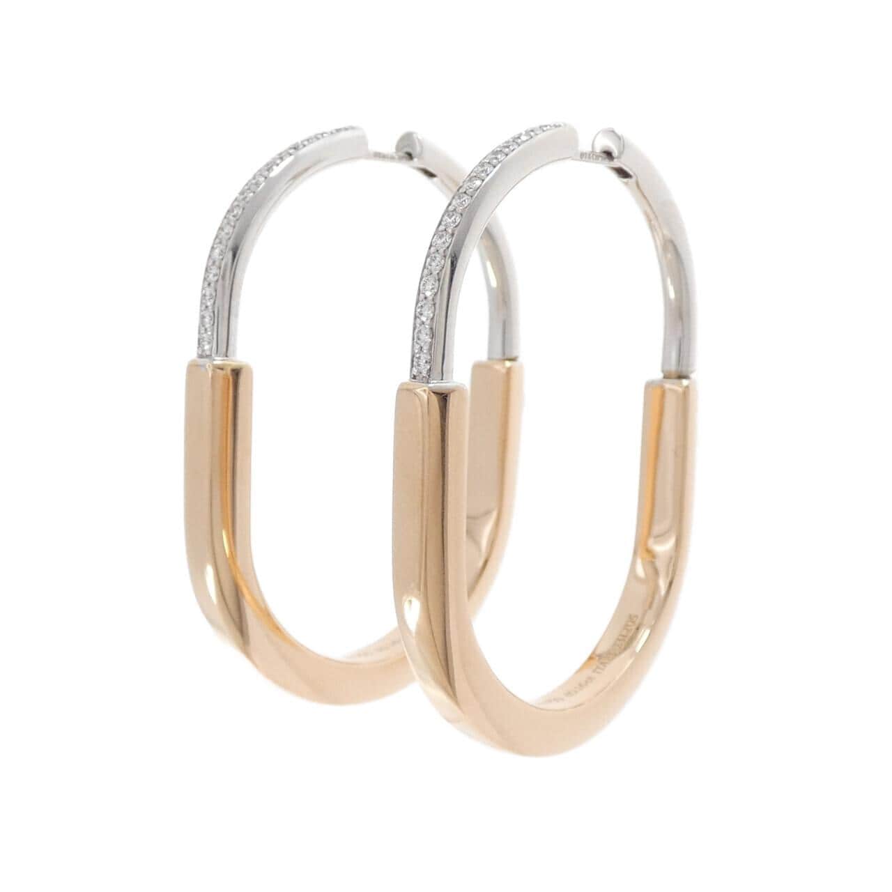 ティファニー ロック ピアス 0.32CT