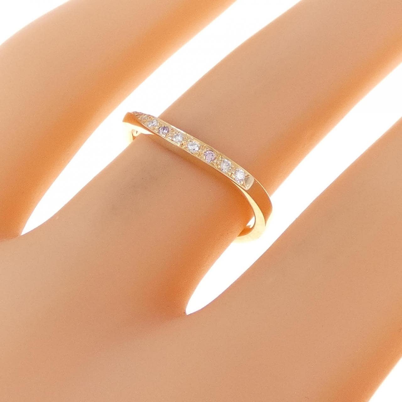 コメ兵｜K18PG ダイヤモンド リング 0.05CT｜ジュエリー｜リング