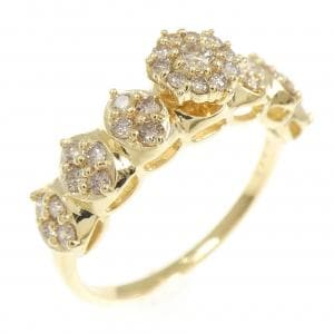 K18YG ダイヤモンド リング 0.50CT