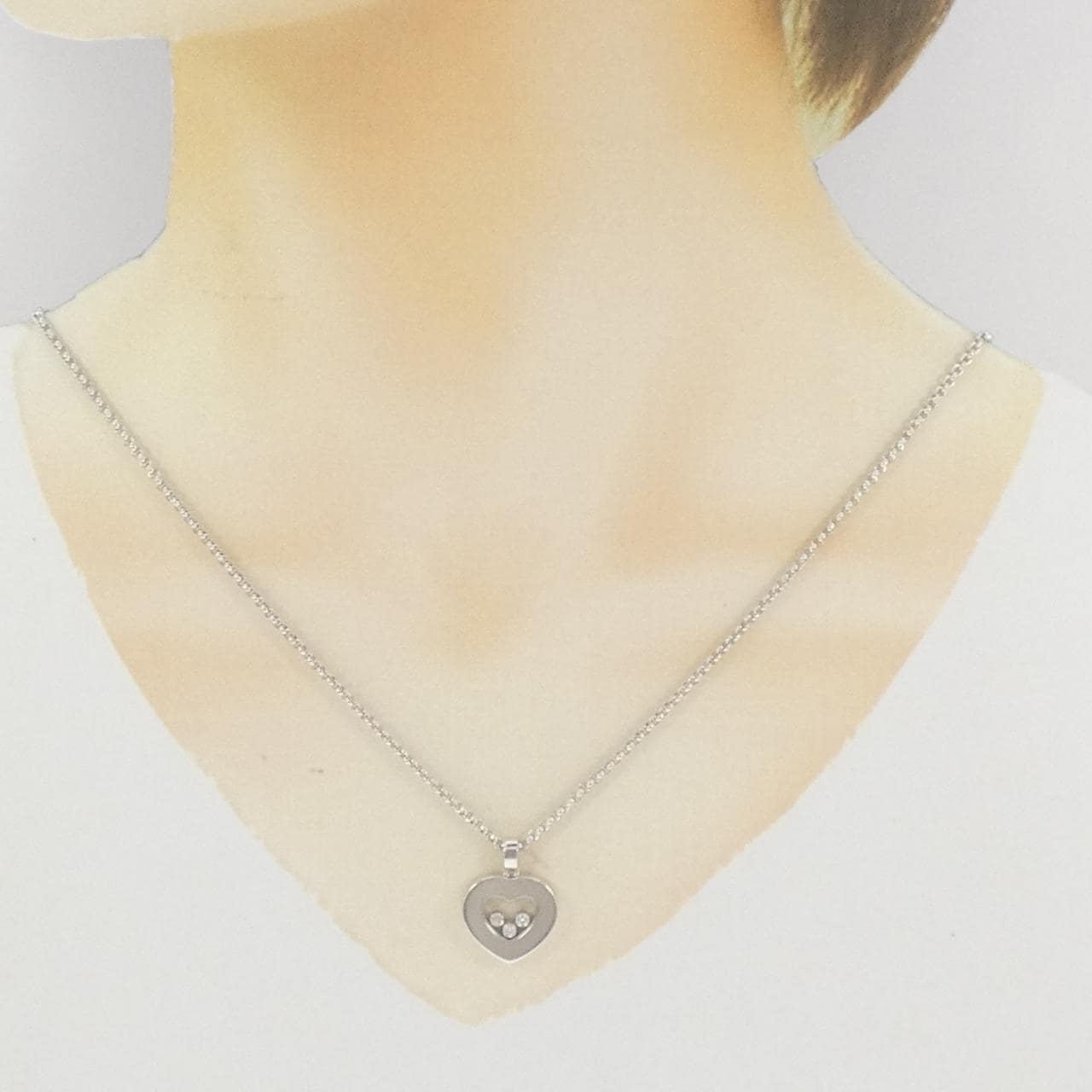 CHOPARD heart Diamond necklace