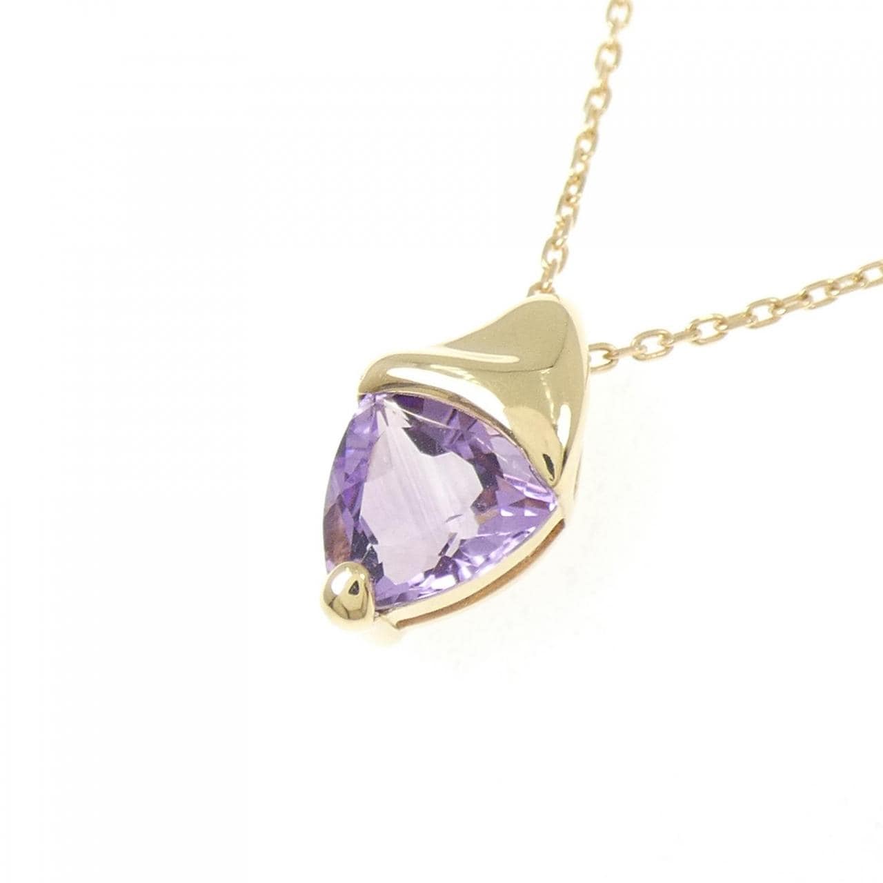 K18YG アメジスト ネックレス 0.85CT