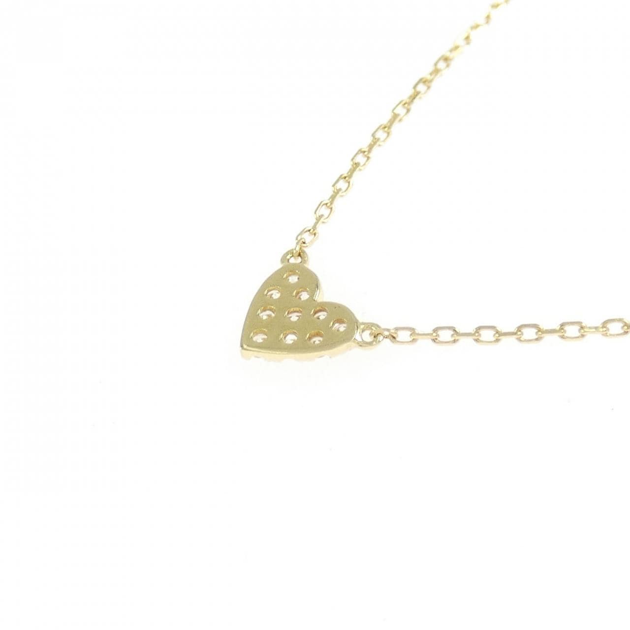 アーカー ハートパヴェ ネックレス 0.05CT