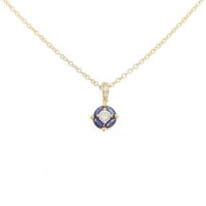 K18YG サファイヤ ネックレス 0.350CT