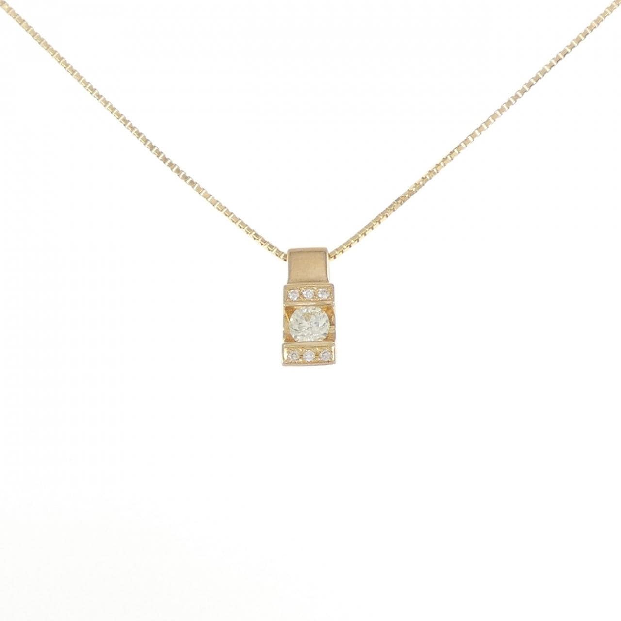K18YG ダイヤモンド ネックレス 0.180CT