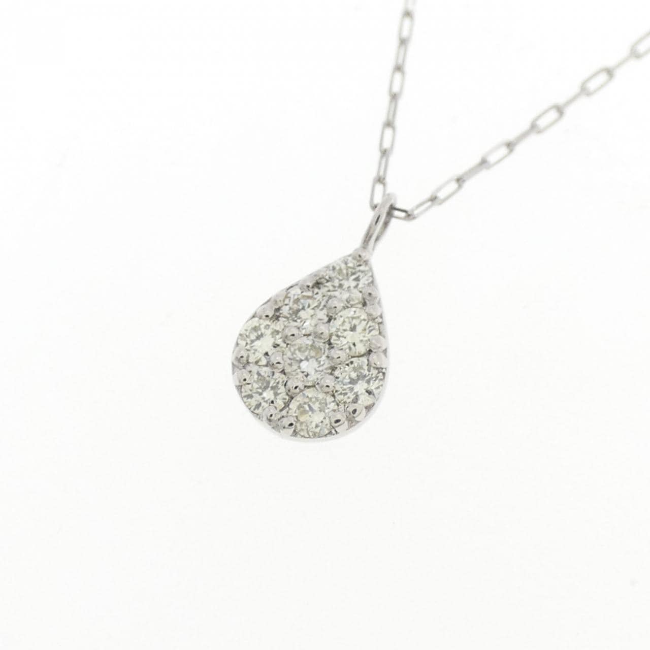 【新品】PT900 ダイヤモンド ネックレス 0.10CT