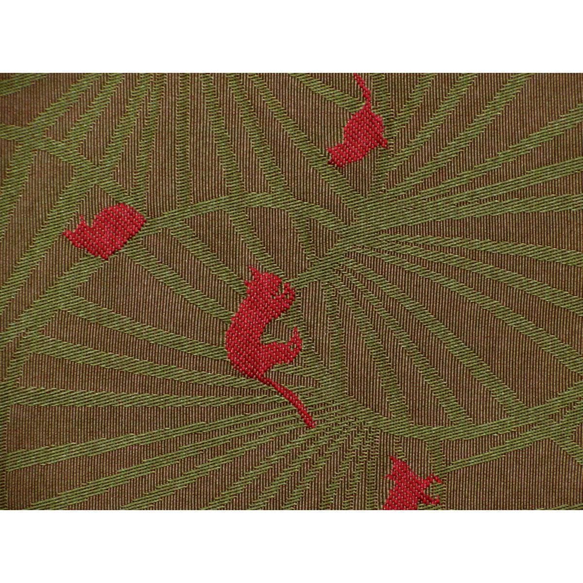 【新品】半幅帯　猫