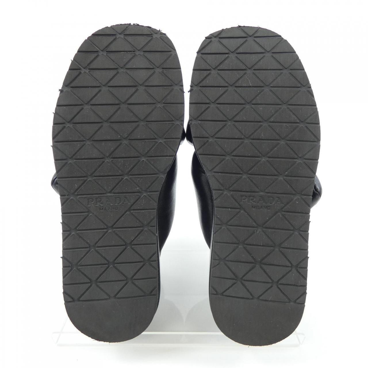 プラダ PRADA トライアングルロゴ 1XZ758 サンダル