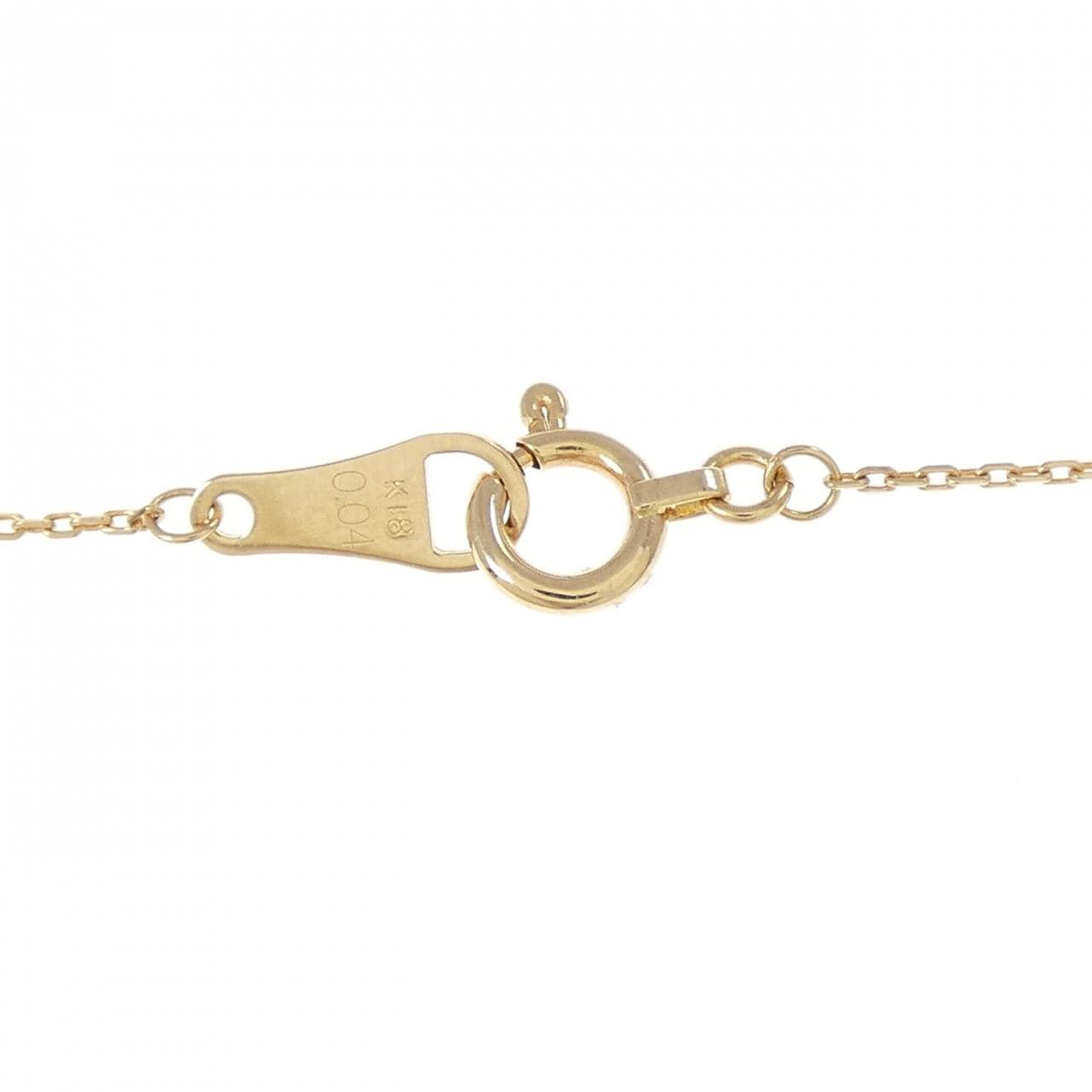 アガット ダイヤモンド ネックレス 0.04CT