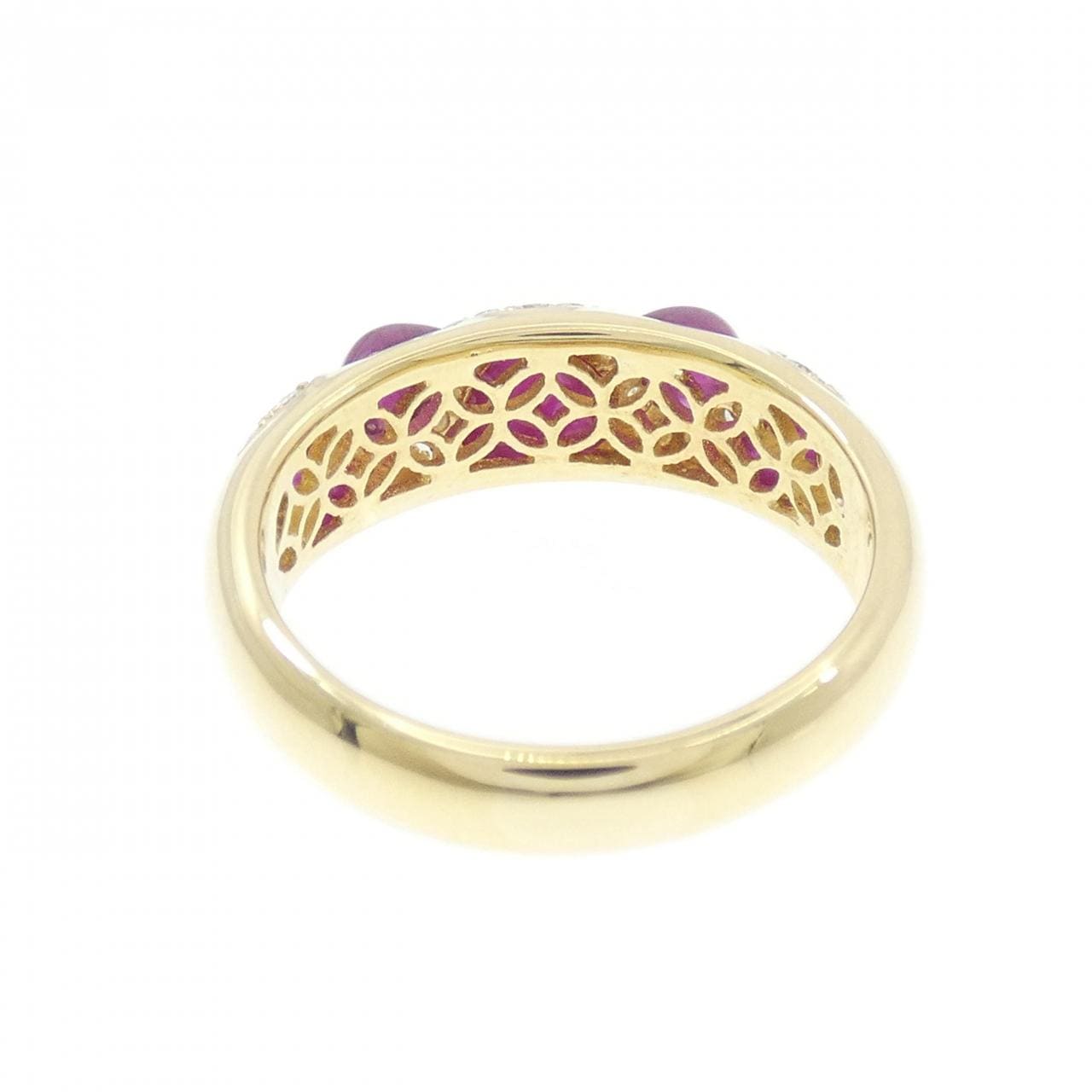 K18YG紅寶石戒指2.11CT