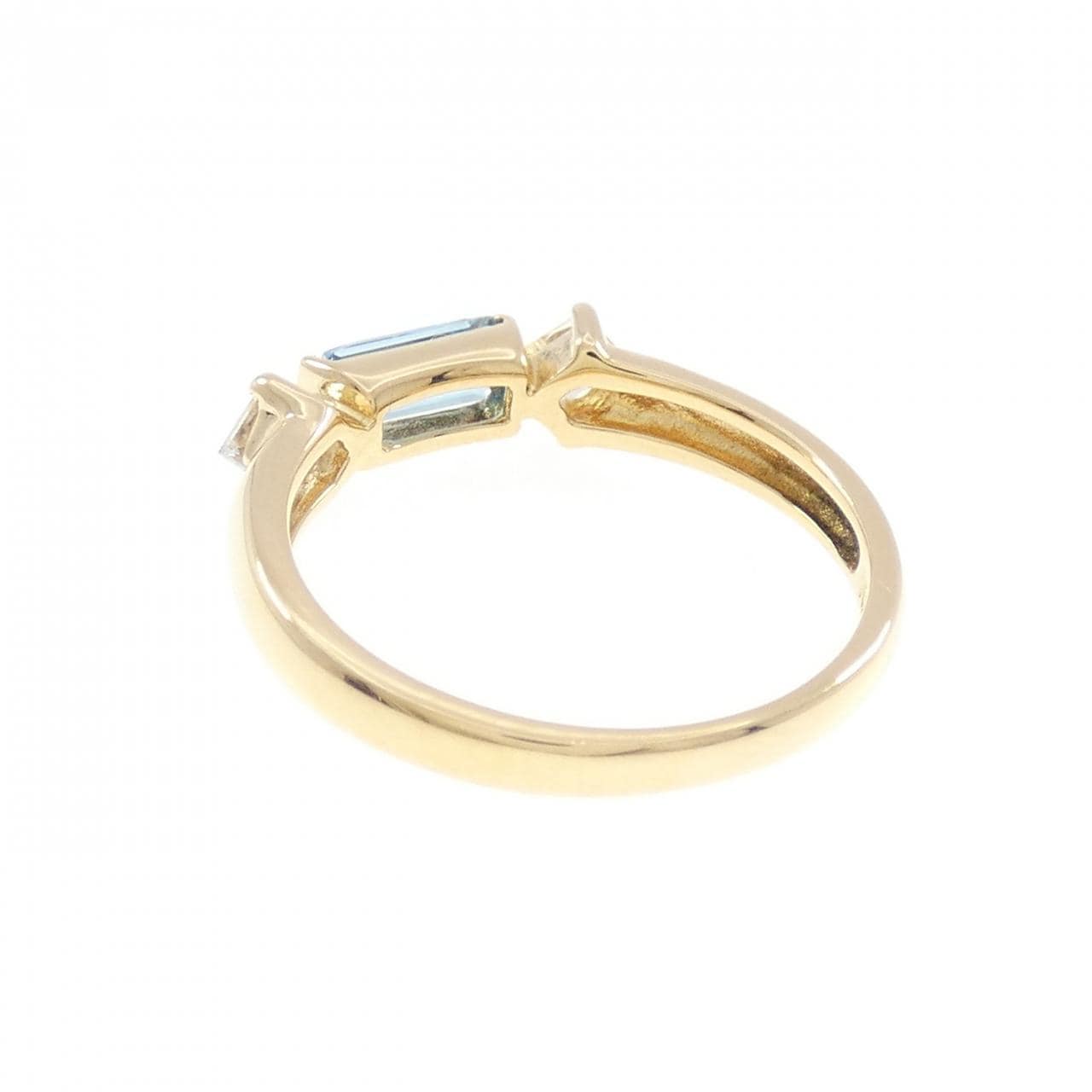 K18YG ブルートパーズ リング