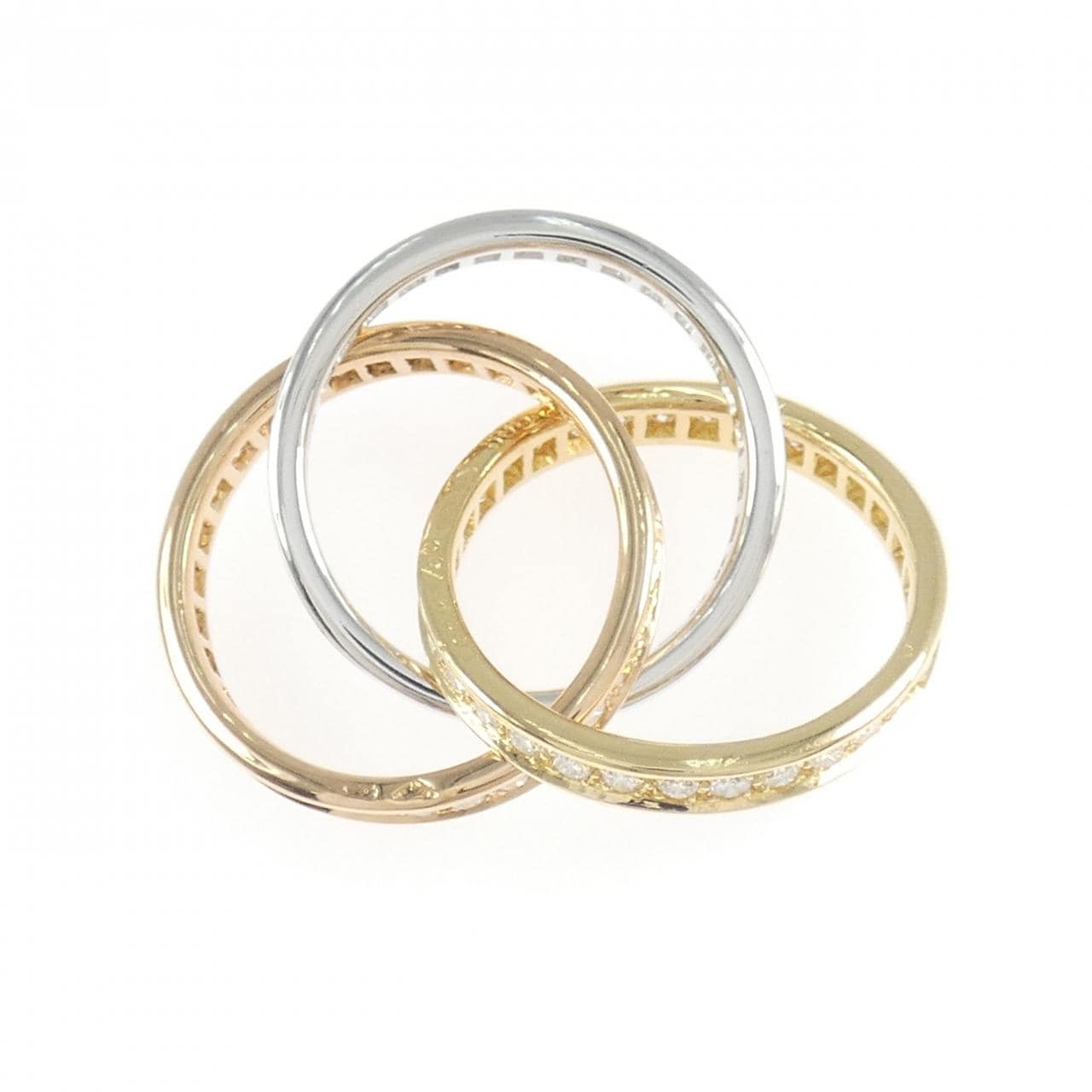 カルティエ スリーバングルズ リング