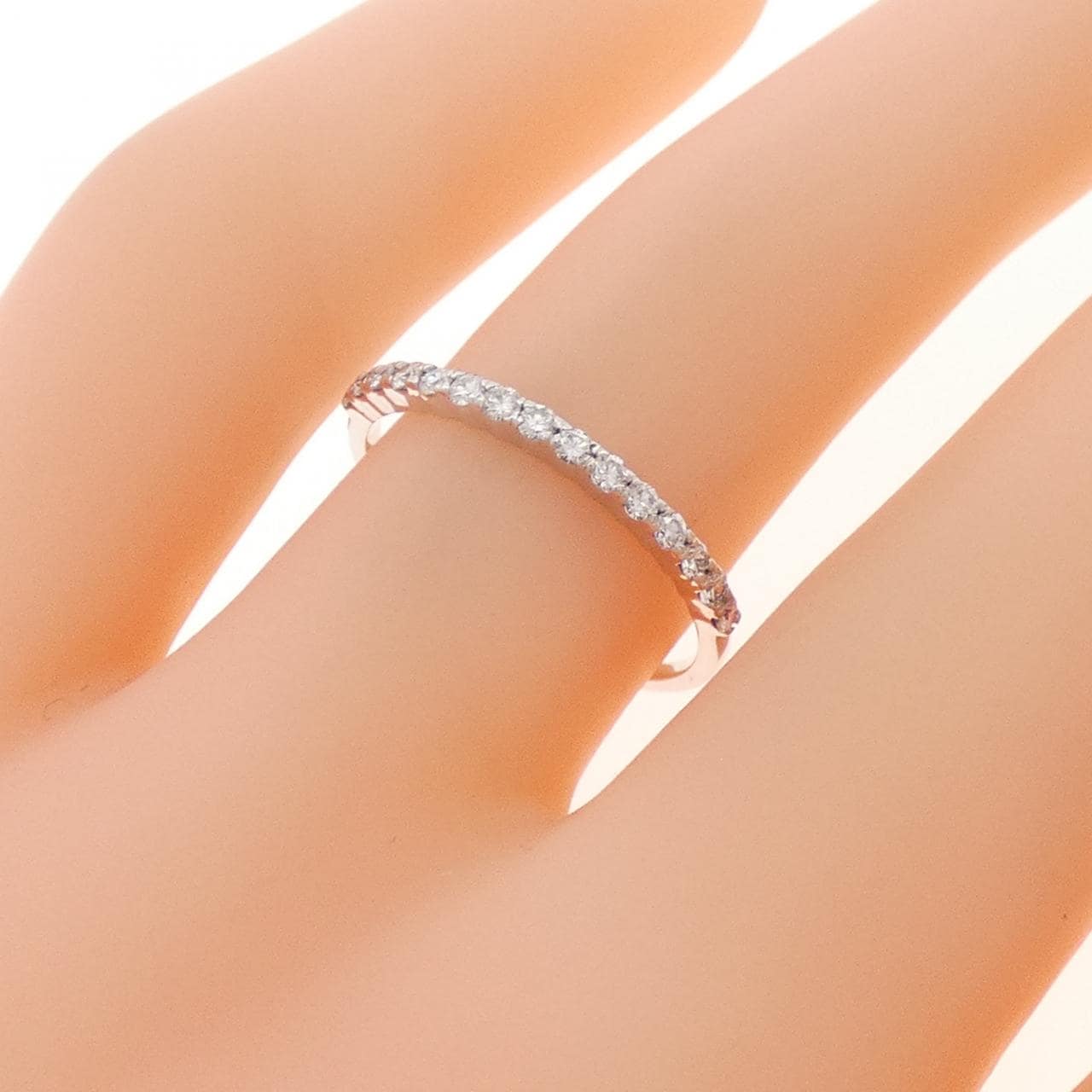 K18WG ダイヤモンド リング 0.20CT