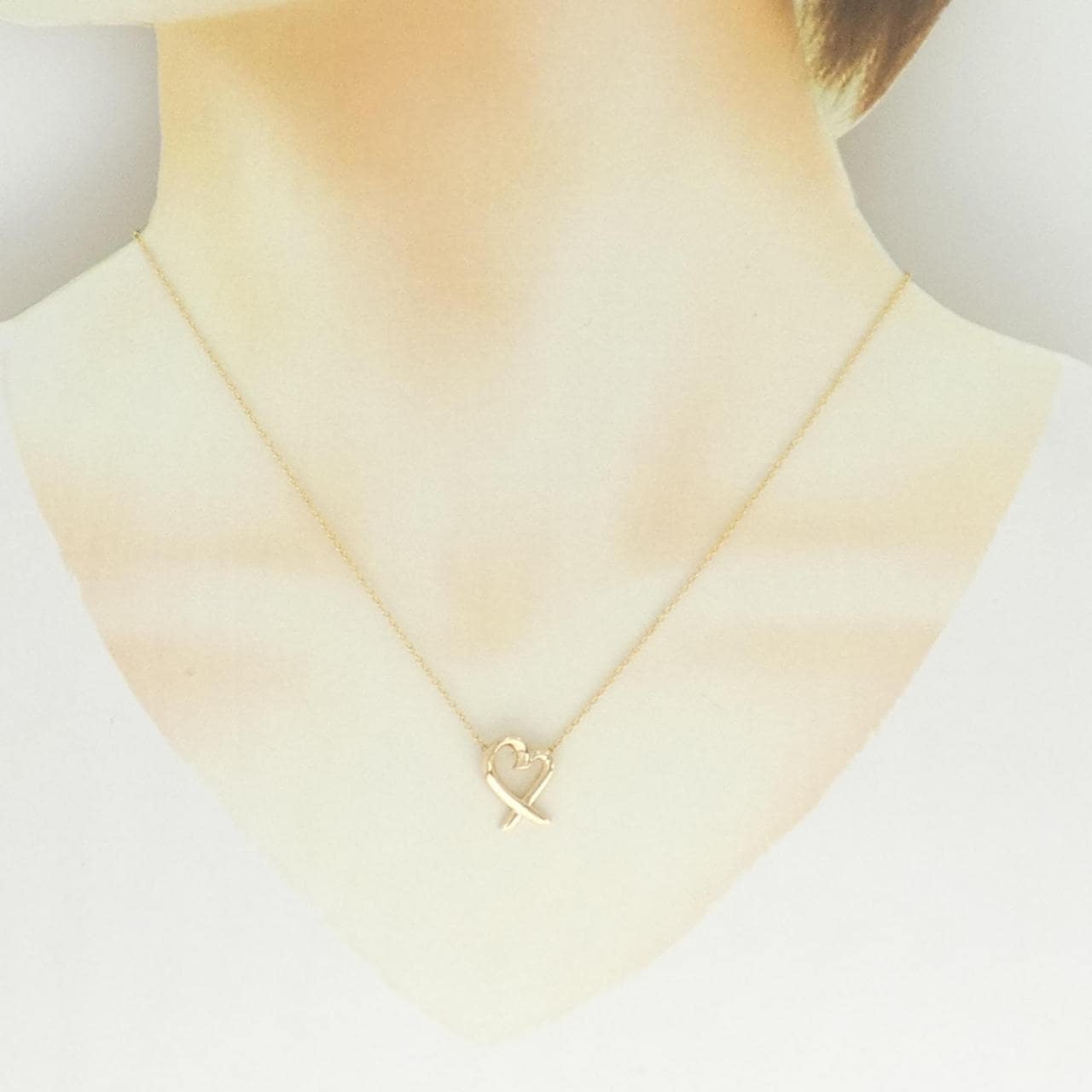 ティファニー ラビングハート スモール ネックレス