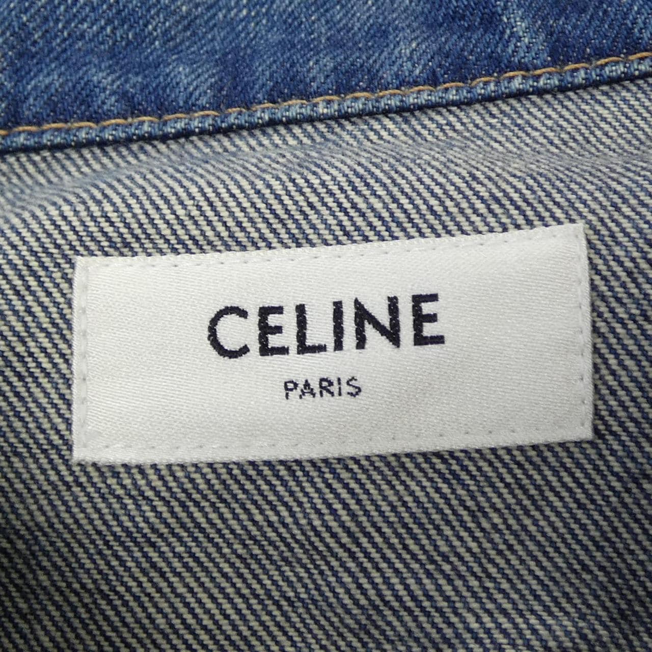 セリーヌ CELINE トリオンフ 2Q827365M デニムジャケット