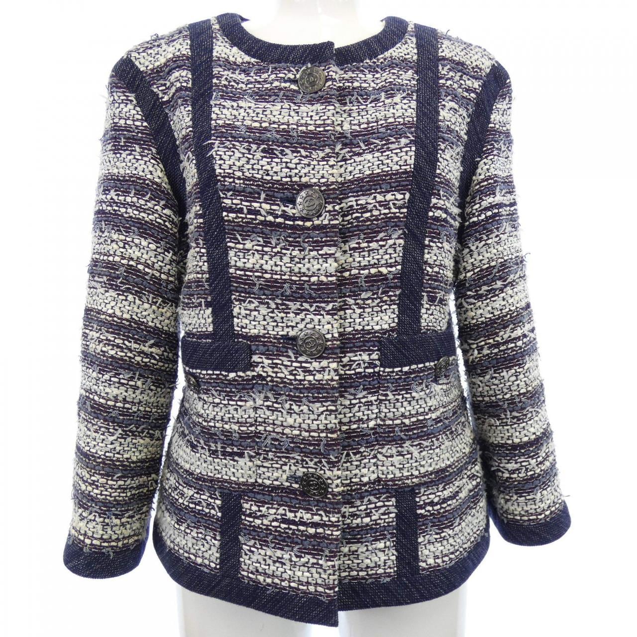 シャネル CHANEL P45580V33648 ノーカラージャケット