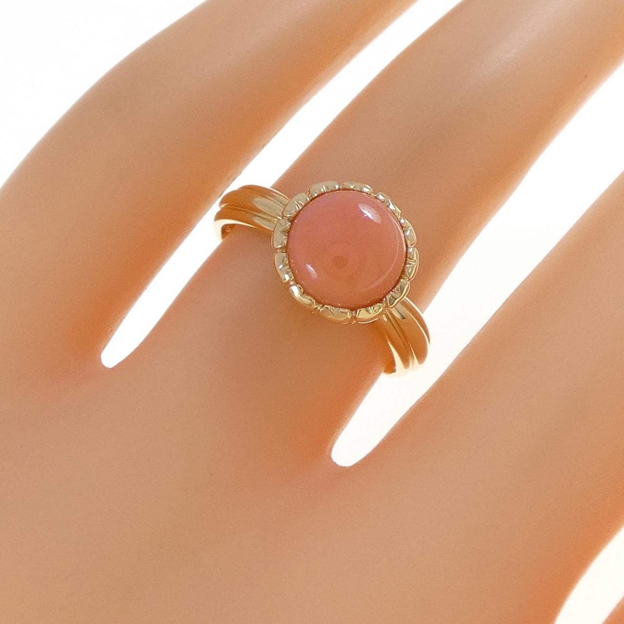 K18YG サンゴ リング